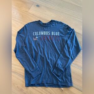 Columbus Blue Jackets Women’s Navy Long Sleeve Tee